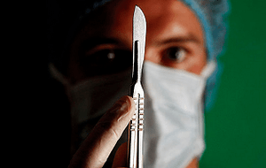The surgeon is preparing for a surgery to increase membership
