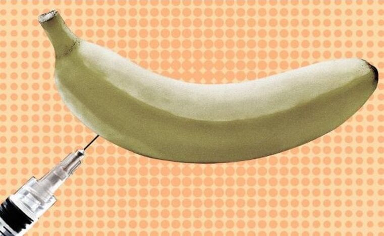 For example, injections to increase penis size using bananas