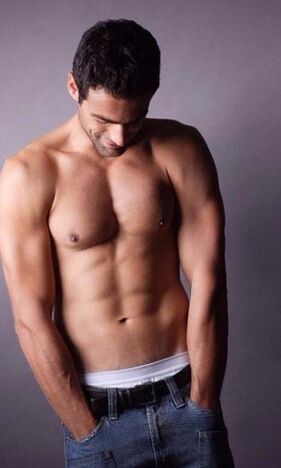 handsome male body